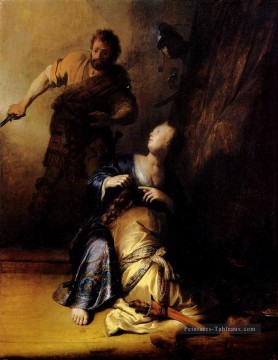  Samson Tableaux - Samson et Delilah Rembrandt